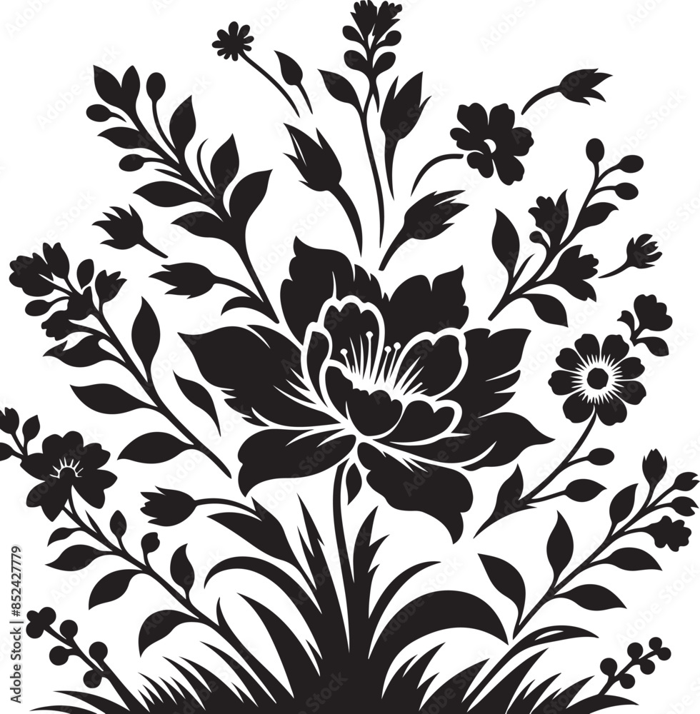 lower silhouette vector illustration lower silhouette vector illustration