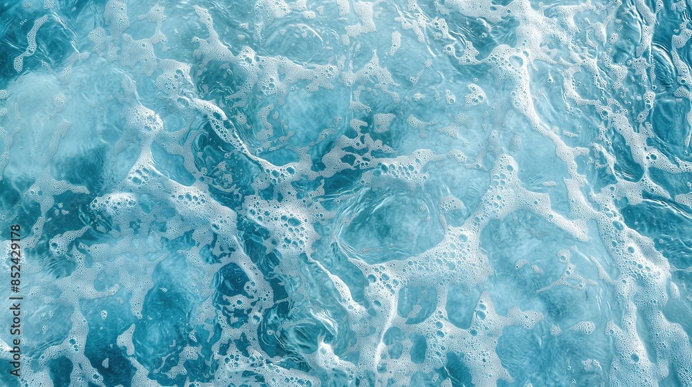 Obraz premium top view on water texture background for overlay