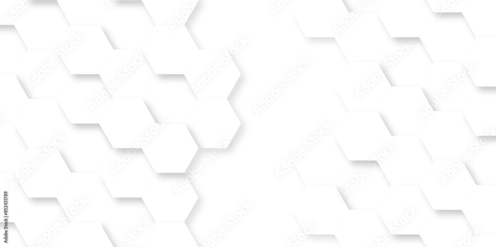 Hexagon background technology texture. Abstract hexagonal mesh cell Surface polygon pattern with glowing hexagon paper texture and futuristic business. Abstract honeycomb mosaic white background. Hexagon background technology texture. Abstract hexagonal mesh cell Surface polygon pattern with glowing hexagon paper texture and futuristic business. Abstract honeycomb mosaic white background.