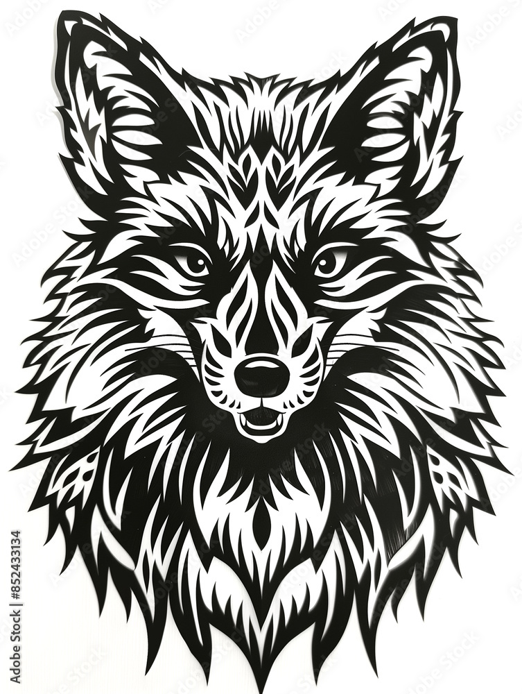 A fox with a very long mane and a very long tail A fox with a very long mane and a very long tail