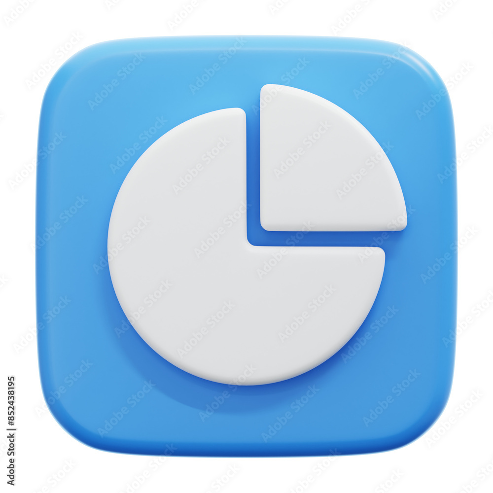01 PIE CHART 3D ICON ILLUSTRATION 01 PIE CHART 3D ICON ILLUSTRATION