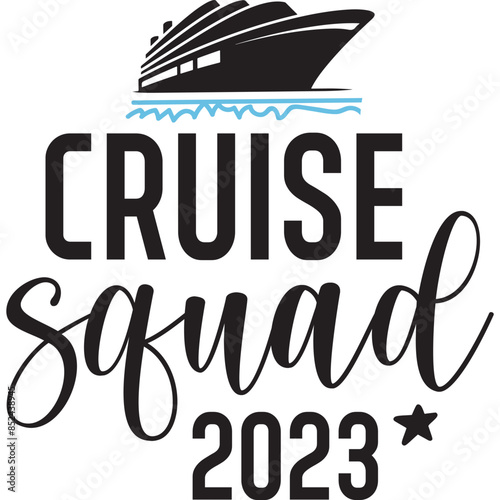 cruise squad 2023 illestrator design