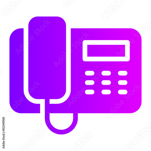 telephone gradient icon