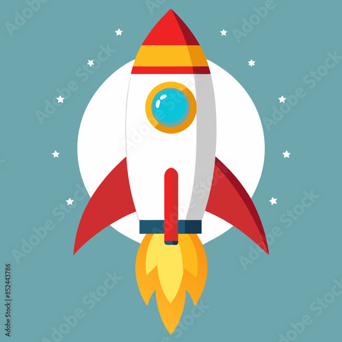 rocket in space