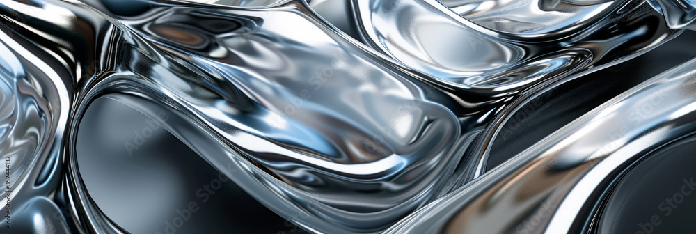 background of abstract, glass-like shapes with a polished, reflective surface background of abstract, glass-like shapes with a polished, reflective surface
