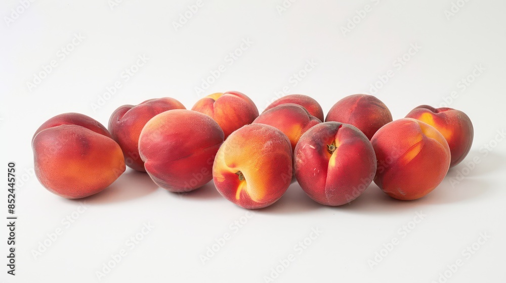 peach fruit isolated on white background peach fruit isolated on white background