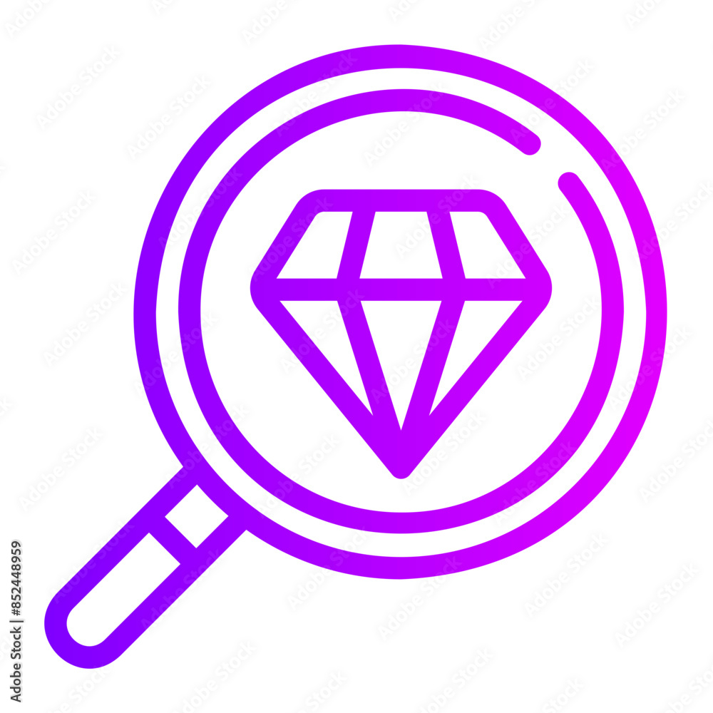 quality gradient icon