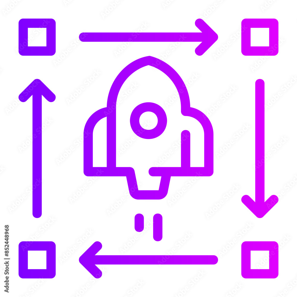 project plan gradient icon project plan gradient icon