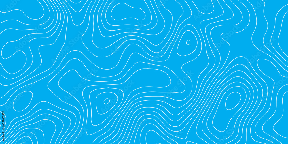 Abstract topography geography contour map and curve reliefs background .elevation contouring blue paper and white lines background .geographic mountain contour map grid vector background design . Abstract topography geography contour map and curve reliefs background .elevation contouring blue paper and white lines background .geographic mountain contour map grid vector background design .