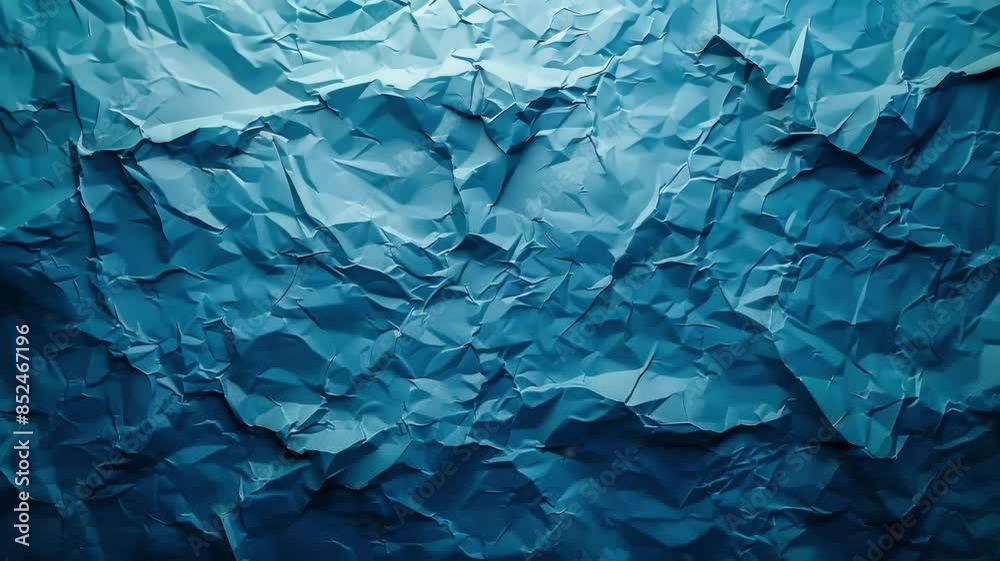 4k animated background crumpled blue paper folds 4k animated background crumpled blue paper folds
