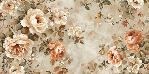 wall with a background of paper flowers handmade craft creative abstraction