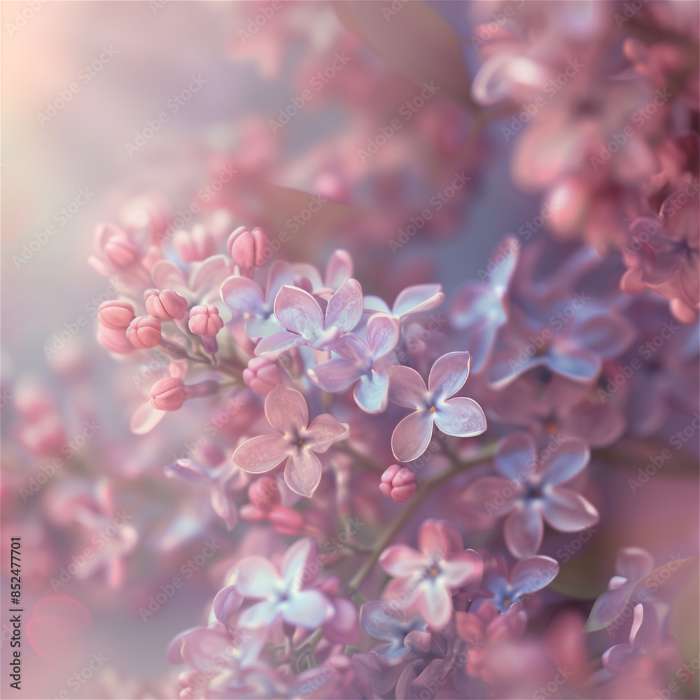 Background of blooming lilacs, square Background of blooming lilacs, square