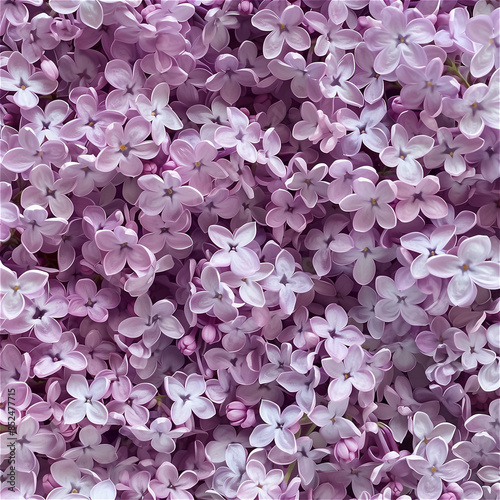 Background of blooming lilacs, square