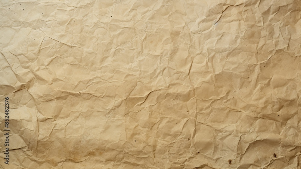 Photograph of a close-up of crumpled paper texture cardboard background with a grunge, old paper surface texture Photograph of a close-up of crumpled paper texture cardboard background with a grunge, old paper surface texture