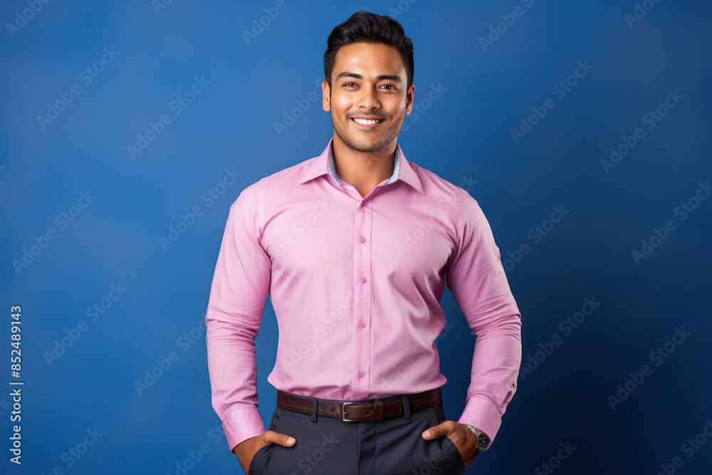 Young indian man in formal shirt Young indian man in formal shirt