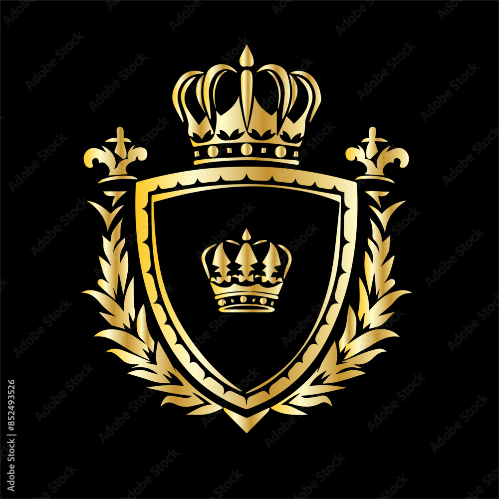 Fototapeta premium Golden shield