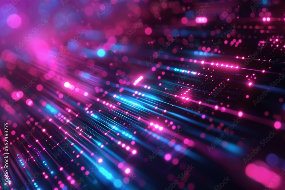 A vibrant and dynamic abstract digital background featuring futuristic neon lights in a mesmerizing array of colors, creating an immersive and high-tech atmosphere A vibrant and dynamic abstract digital background featuring futuristic neon lights in a mesmerizing array of colors, creating an immersive and high-tech atmosphere