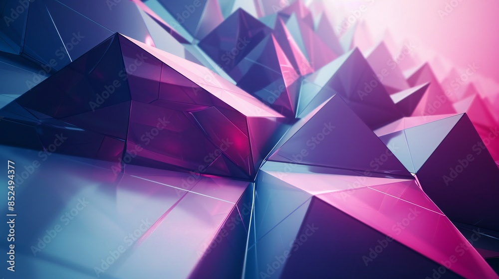Minimalist background featuring sharp geometric tech lines, modern and fresh.