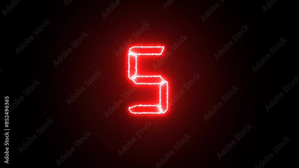 Neon digital countdown Ten to Zero . Waiting concept 4k background. Neon digital countdown Ten to Zero . Waiting concept 4k background.