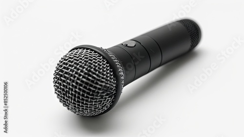 Wireless microphone isolated on white background © Kateryna Kordubailo