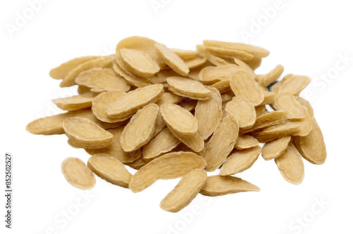 Huang Qi (Astragalus propinquus) Slices with Chinese Herbal Medicine on Transparent  photo