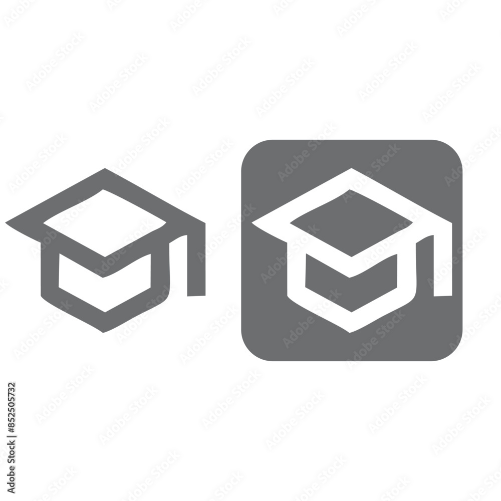 school icon Graduation cap icon. line and glyph version, student hat outline and filled vector sign. Academic cap linear and full pictogram. Education symbol, logo illustration. Different style icons school icon Graduation cap icon. line and glyph version, student hat outline and filled vector sign. Academic cap linear and full pictogram. Education symbol, logo illustration. Different style icons