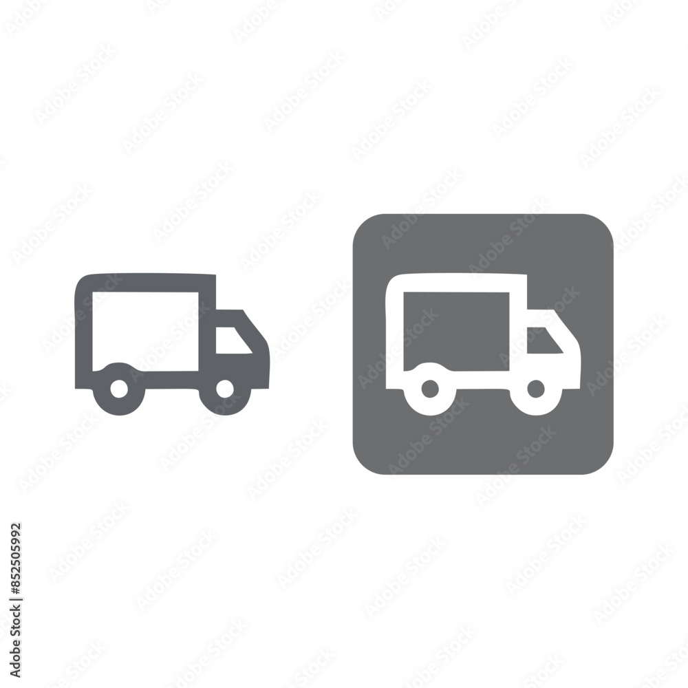 local shipping icon Fast moving shipping delivery truck line art vector icon for transportation apps and websites local shipping icon Fast moving shipping delivery truck line art vector icon for transportation apps and websites