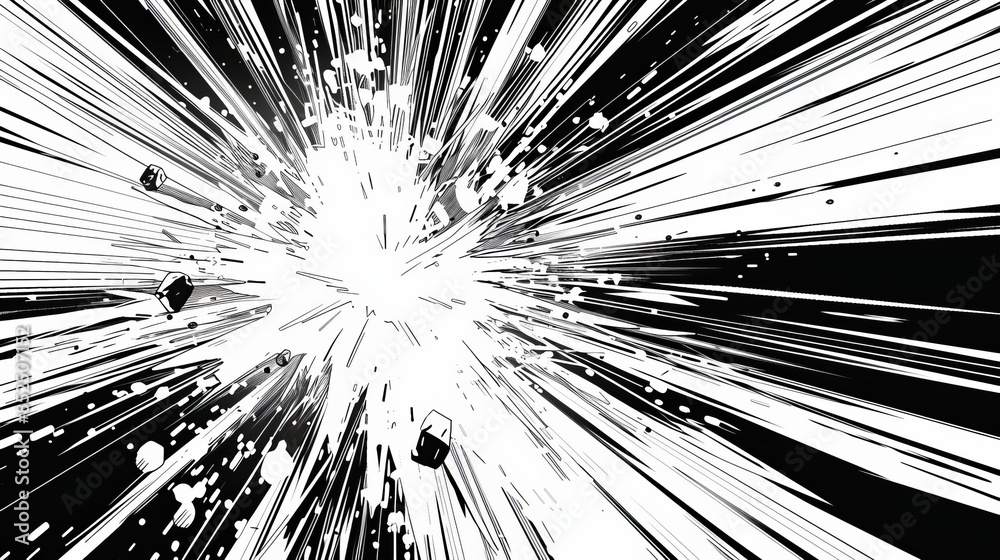 Enchanting manga-inspired comic speed lines with three distinct styles (radial, vertical, focus) and an alpha channel for seamless integration. Enchanting manga-inspired comic speed lines with three distinct styles (radial, vertical, focus) and an alpha channel for seamless integration.