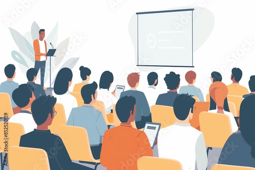 Business Conference Illustration