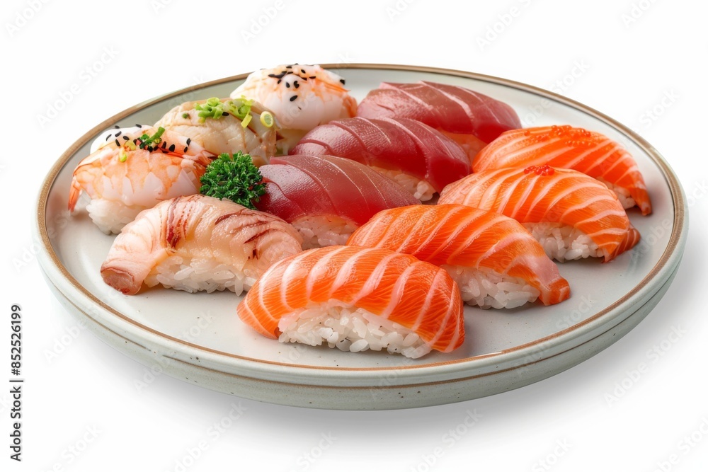 Traditional Japanese Sushi Platter Traditional Japanese Sushi Platter