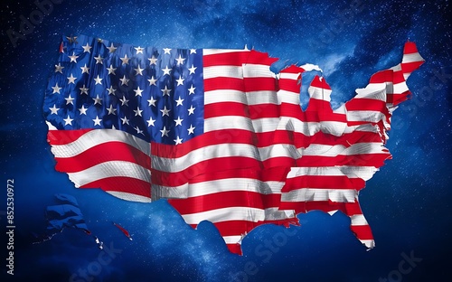 Independence Day Flag Banner Celebrations Design