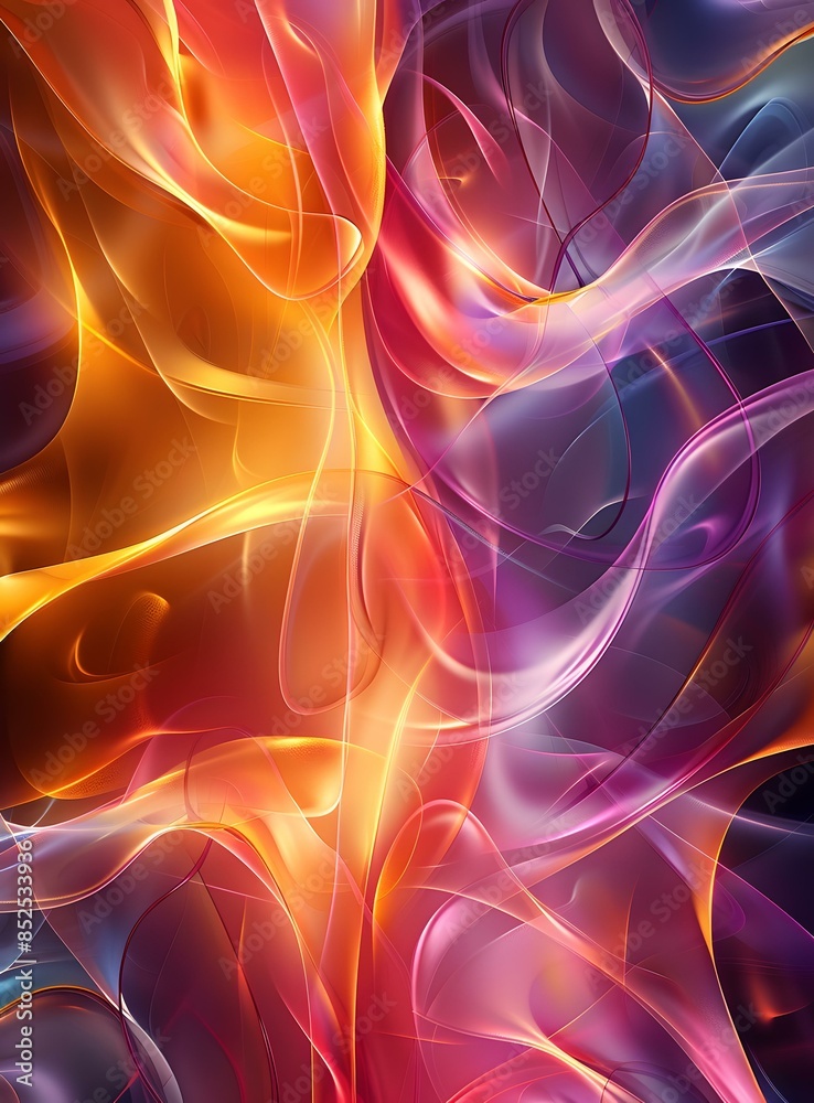 Obraz premium Abstract Wavy Background
