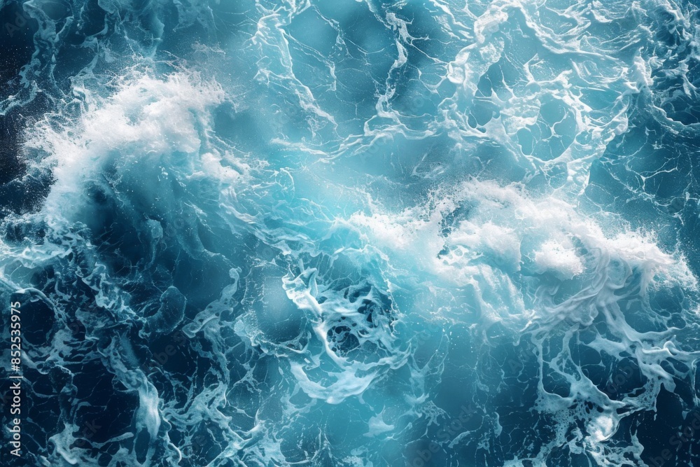 Fototapeta premium Abstract Ocean Waves