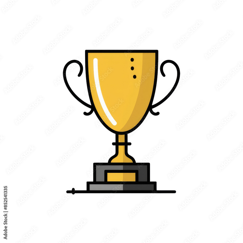 Minimalistic Trophy Icon Design for Graphic Projects
Minimalistic Trophy Icon Design for Graphic Projects