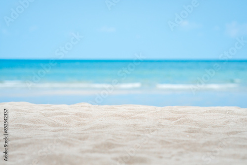 Fototapeta Naklejka Na Ścianę i Meble -  Sand beach and wave background