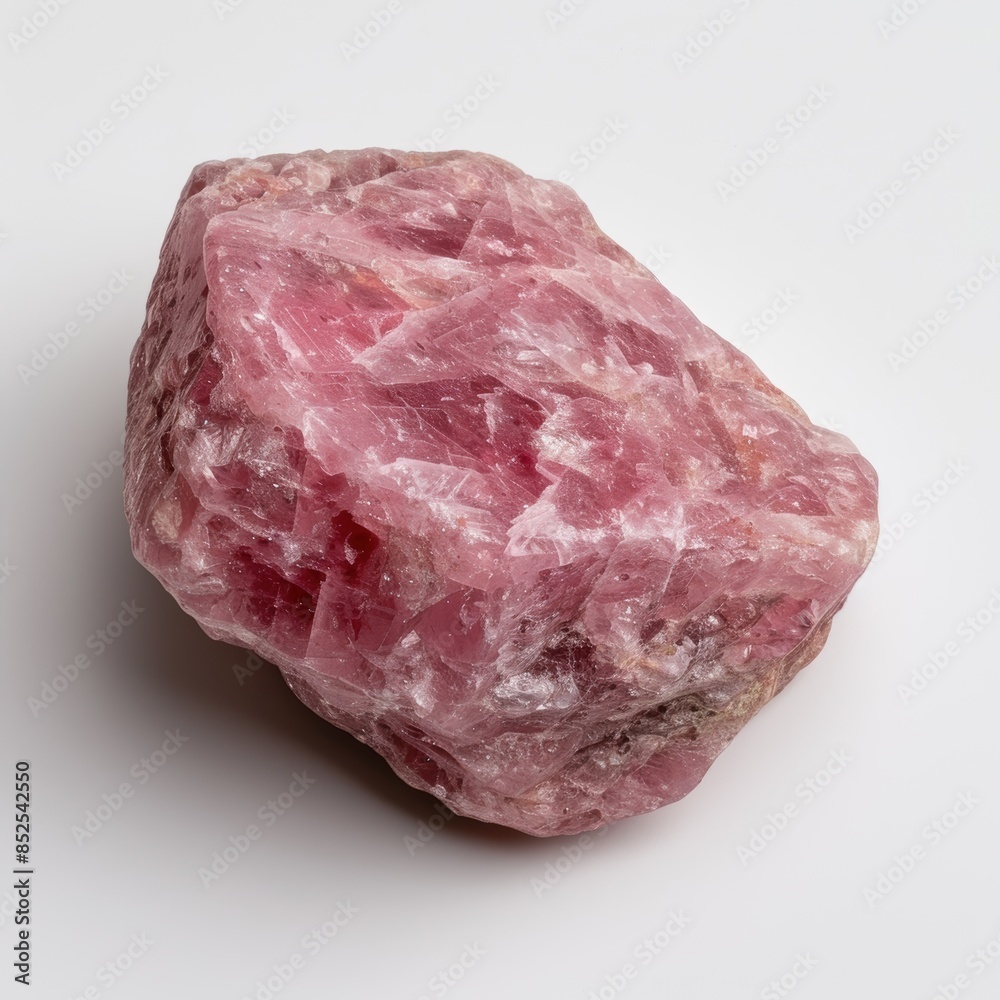 Obraz premium Rough pink crystal rock