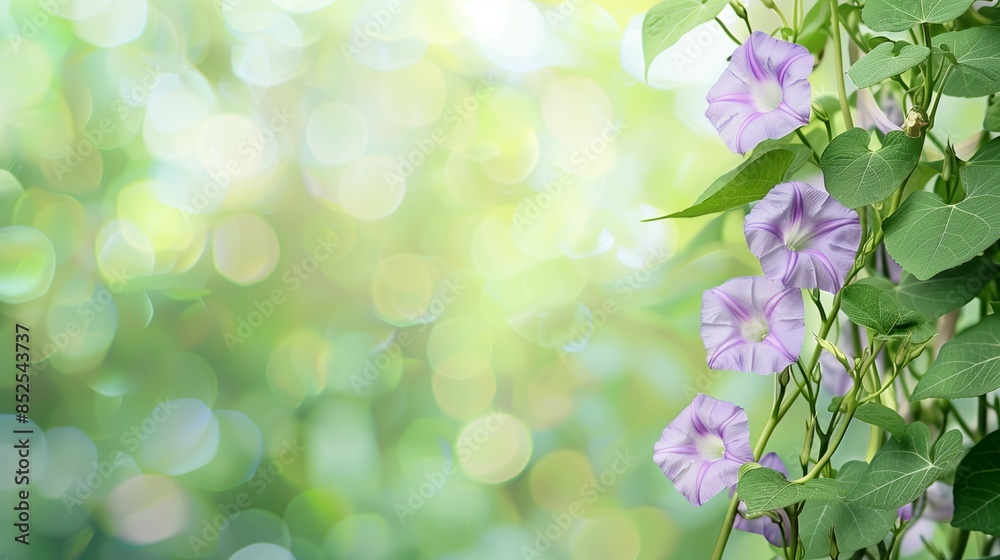 purple flowers in spring garden with bokeh background purple flowers in spring garden with bokeh background
