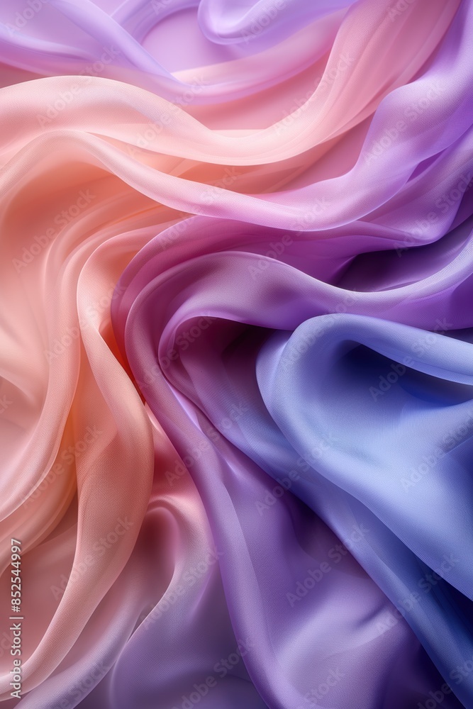 Fototapeta premium Vibrant swirling fabric texture