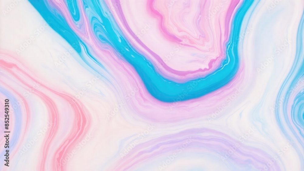 Obraz premium Pink blue color with liquid fluid marbled, Abstract marbling oil acrylic paint background