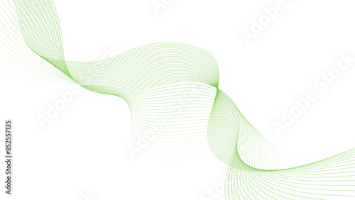 Abstract vector colorful wave line flowing isolated on white background. Colorful wave lines on white background for elements in concept business presentation, Brochure, Flyer, Science, Technology. 
