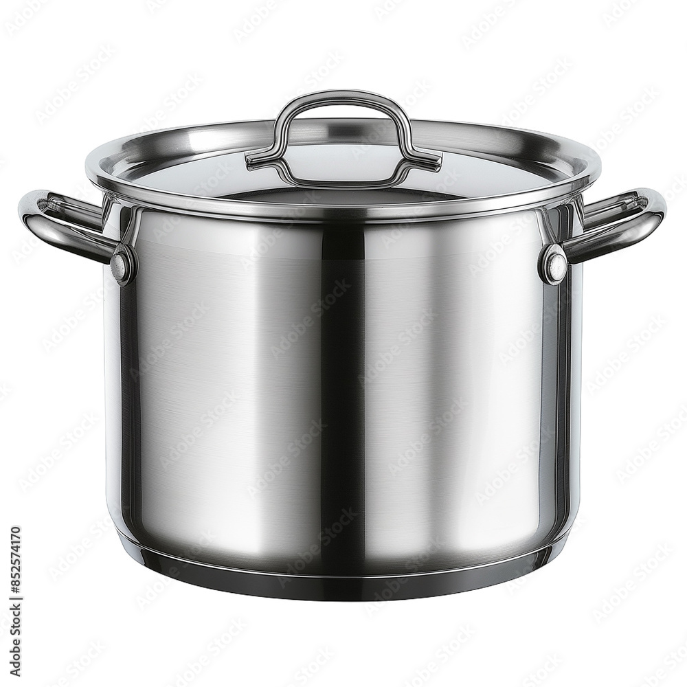 Stainless Steel Cooking Pot with Lid for Kitchen Cookware and Culinary Use Stainless Steel Cooking Pot with Lid for Kitchen Cookware and Culinary Use