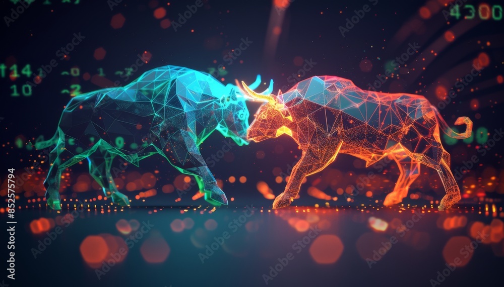 Bull and Bear Fight in Digital World Bull and Bear Fight in Digital World