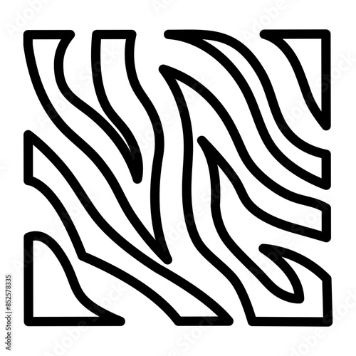 Zebra Pattern Icon