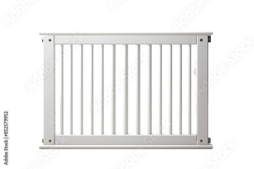 Wallpaper Mural A White Wooden Gate Standing Tall and Proud Against a Pristine Background on a Clear PNG or White Background. Torontodigital.ca