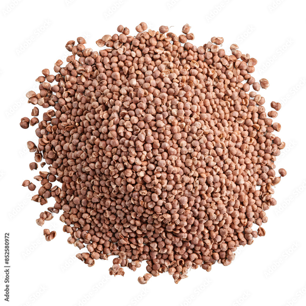 A sizable heap of small, round chickpeas arranged against a transparent, white background in png format A sizable heap of small, round chickpeas arranged against a transparent, white background in png format