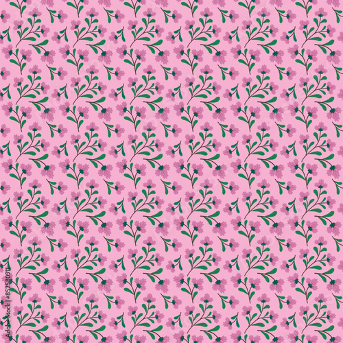Flower seamless pattern