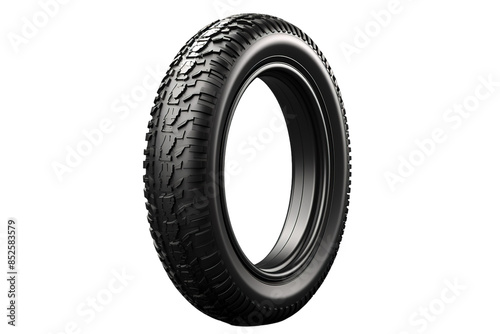 A Rugged All-Terrain Tire Ready For Adventure on a Clear PNG or White Background.