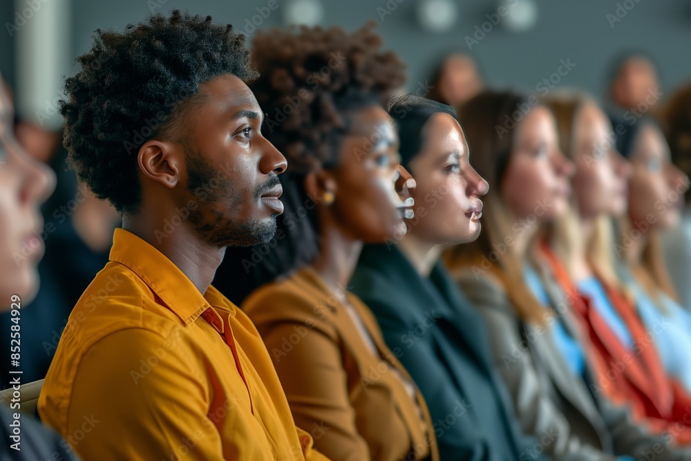 Obraz premium Diverse Audience at Conference Hall