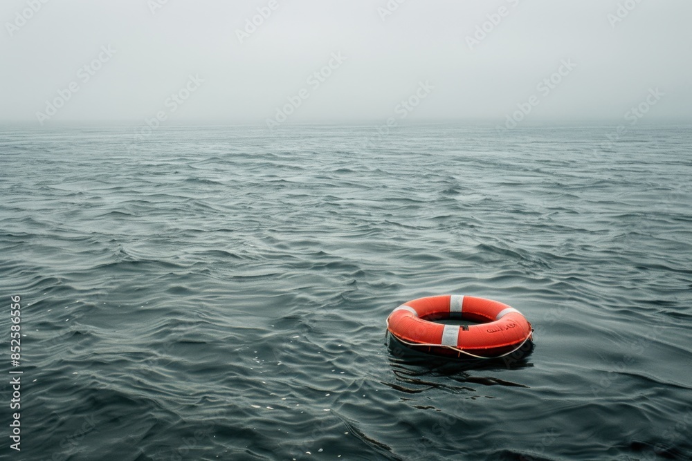 Lost at Sea. The Search for Hope with Lifebuoy in the Bleak Ocean Lost at Sea. The Search for Hope with Lifebuoy in the Bleak Ocean