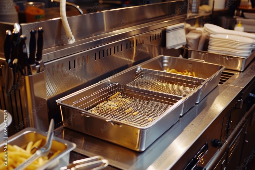 A kitchen filled with various dishes and ingredients